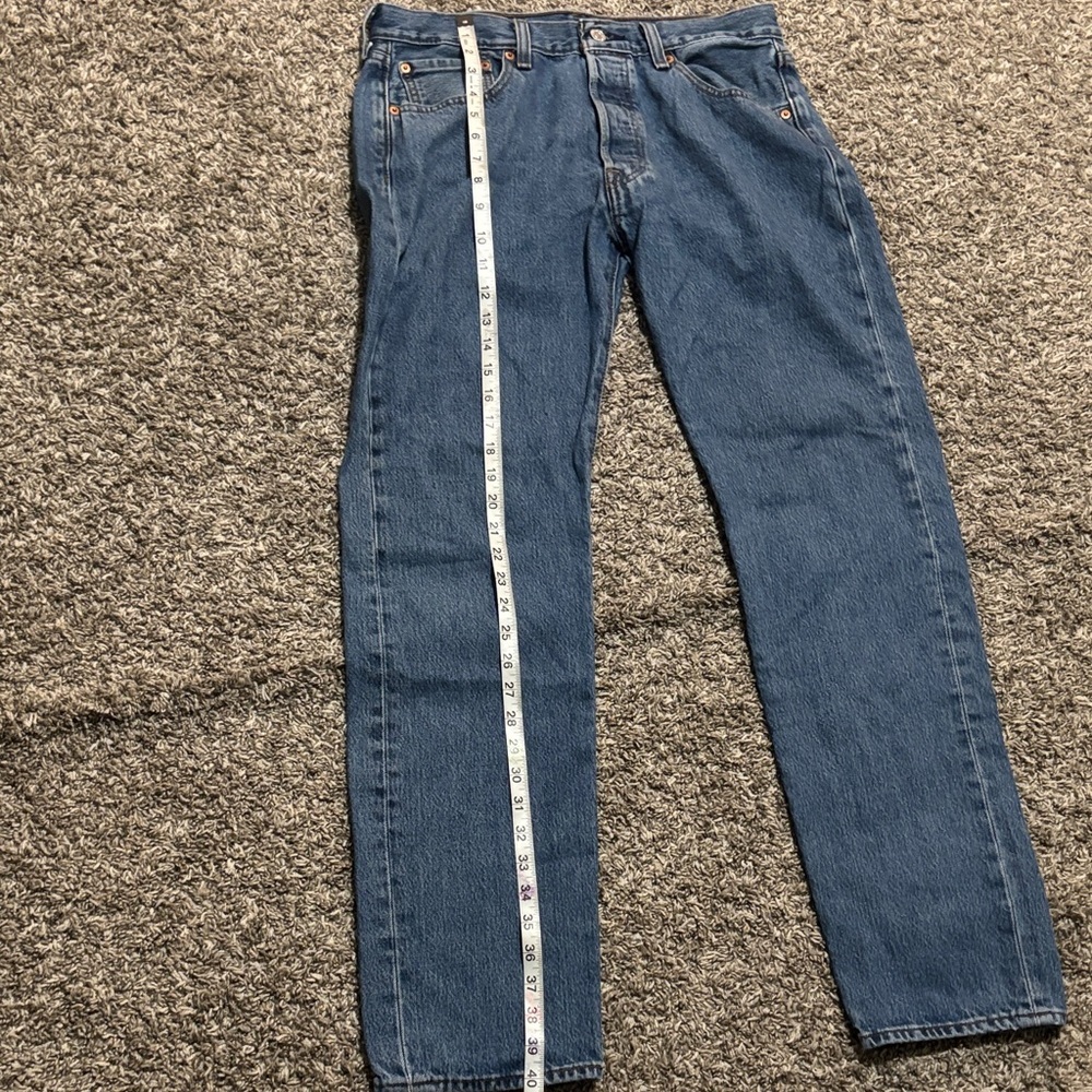 Levi's Men's Straight Blue Jeans - Picture 8 of 12